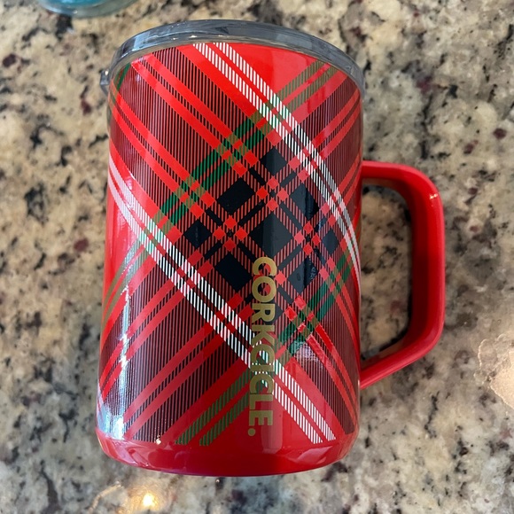 Corkcicle Dining Corkcicle Plaid Coffee Travel Tumbler Poshmark
